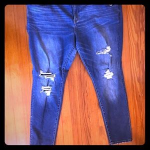 Plus size stretch skinny jeans